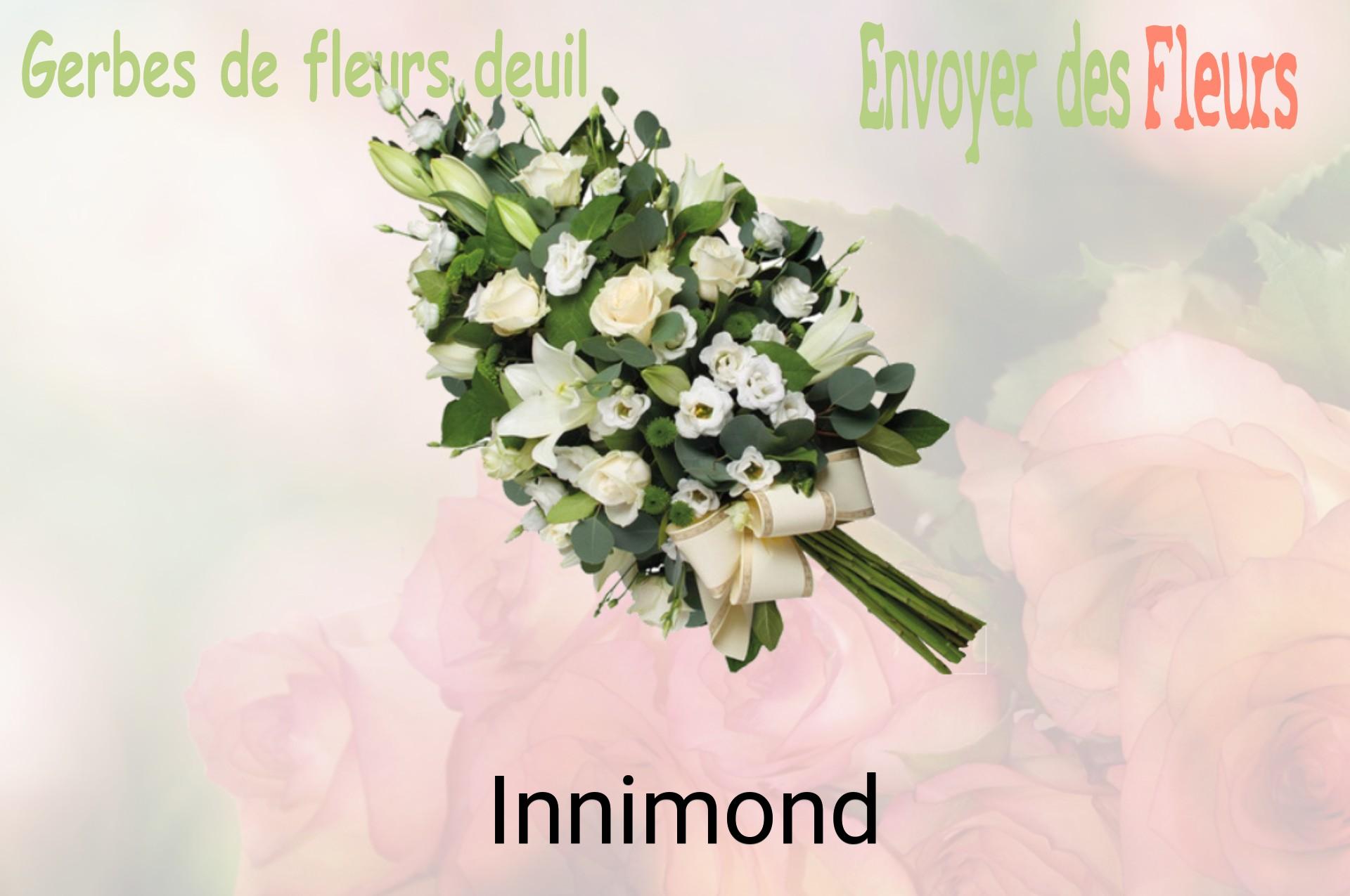 Gerbe de fleurs de deuil livrée à Innimond